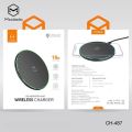 Mcdodo LED Wireless Fast Charger Charging 10W Pad for iPhone X, 8/8 Plus, Nexus 5/6 / 7, and Other Devices, Provides Fast-Charging for Galaxy S8/ S8+/ S7 / S7 Edge / S6 Edge+, and Note 5 (White). 