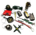 Pubg Keychains | Anyone of Grenade, Bomb, Parachute, Vests, Pans | Keychains for boys | Keychains for kids | Keychains for car and Bike. 