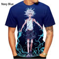 Fashion Men Clothing New Anime Hunter X Hunter Killua 3D Print T-shirt Personalized Harajuku Street Unisex Oversized T Shirt. 