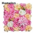 Flower Wall Panel Decor Exquisite 3d Floral Wall Backdrop for Wedding Baby Shower Parties Diy Square Rose Flower Wall Panel for Stunning Photography Prop Artificial Rose Wall Panel. 
