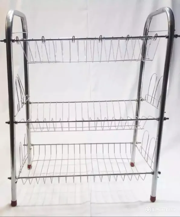 Stainless%20steel%20crockery%20stand%203%20racks%20-%20Image%203