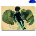 Anime Mob Psycho 100 Poster Retro Kraft Paper Posters and Prints Anime Decor Wall Stickers Home Room Bar Decorative Painting. 