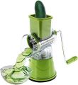 New 3 in 1 Vegetable Cutter, Multifunctional Vegetable Slicer, Drum Slicer for Kitchen - Manual Hand Cutter - Drum Grater Machine kaddu kash. 