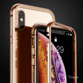 Apple iPhone XS MAX Luxury Magnetic Adsorption Case Back Cover - Black. 