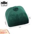 Carat Velvet Ring Box Vintage Double Opening Ring Box for Wedding Engagement. 
