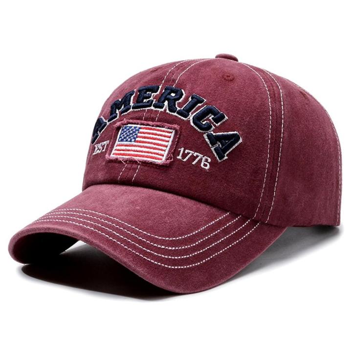 Streetwear Baseball Cap Comfortable Sunscreen American Snapback Hat Retro Style Embroidered Fashion Cap for Outdoor Sports Casual Men & Women Sun Protection