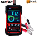 TOOLTOP 2202 Battery Tester 3.2 Inch Screen 12V/24V Automotive Battery Voltage Internal Resistance Discharge Current Load Starts Test. 