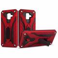 Samsung Galaxy J6 Plus Armor Back Cover, Shockproof TPU with Foldable Kickstand. 