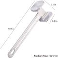 Two Side Meat Hammer Tenderizer With Steel Fronts Durable Meat Hammer 2-In-1 Meat and Poultry Minced. 