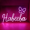 Affordable Room Decoration Name Light Neon Signs Wall Decoration Light Alphabet Light Letter Neon Sign Boards Customized Neon Lights for Cute Room Decor things Neon Wall Light and Wall Decor with High Quality LED Neon Strips. 