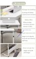 Home Office Computer Desk|Mobile Side Table |Bed Table Home Can Be Raised and Lowered,Workstation for Home Office Desk and Student Table. 