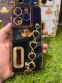 Tecno Spark 10 pro Back Cover - Love Heart Bracelet Chain Luxury 6D Plating Soft Case Camera Lens Protection - Tecno Spark 10 pro Girls Back Cover. 