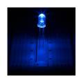 Pack of 5 - 5mm Crystal Blue LED - 470 nm. 