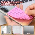Silicone Suction Pad Phone Holder Self-Adhesive Rubber Mat Double Side Saqib_Colloection. 