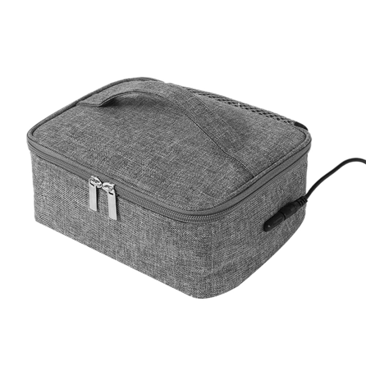 USB Portable Food Warmer Electric Lunch Box Bags Food Heating Bento Thermal Pouch Insulated Lunch Bag Without Display Easy Install