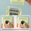 2 in 1 Hair Trimmer, Split End Hair Trimmer and Styler for girl, Double-Sided Design with Cover, Interchangeable and Adjustable Blades, for Cutting and Styling Thinning Hair, 1 Blade Replaceable Hairdresser Styling Tool for Women. 
