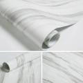 60cm x 2 Meter Marble Texture Design PVC Waterproof Self adhesive Wallpaper Sticker Wallsticker Furniture New Skin Kitchen Cabinet Contact Paper Stickers Oilproof Sticker Table top Sticker. 