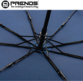PRENDS Automatic Open and Close Windproof Folding Umbrella for Men Women 8 Ribs Portable Umbrellas for Rain and Sun Protection Three Steps Folding Umbrella. 