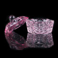 Glass Dappen Dish Transparent Nail Lid Heart Shape Acrylic Powder Pink Cup Bowl Liquid Holder for Nail Salons Manicurists DIY Nail Enthusiasts Beauty Professionals Nail Art Design. 
