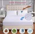 Waterproof Mattress Cover King Sized Mattress Protector Anti Slip Double Bed Fitted Bed Sheet. 