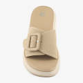 ECS Soft Buckle Flat Slippers For Women. 