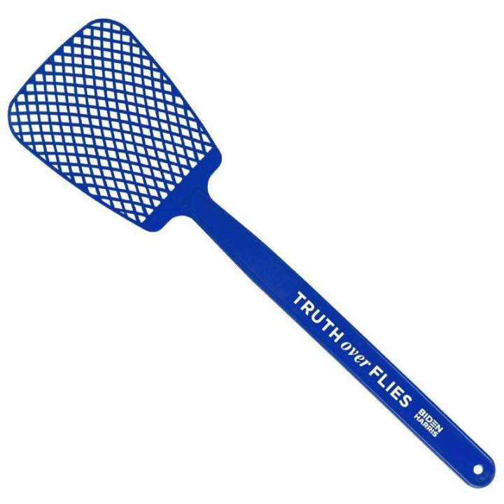 【BestGo】Truth Over Flies Swatter Fly Swatters Sticker Flexible Long Handle Manual Swat Mosquitoes