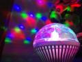 Colorful Auto Rotating RGB LED Bulb. 