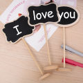 1/5PCS Creative Small Blackboard Mini Chalkboards Graduation Party Memo Message Wooden Writing Tool. 