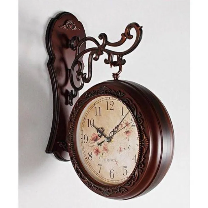 Vintage%20Double%20Side%20Wooden%20Style%20Vintage%20Antique%20Wall%20Clock%20-%20Brown%20double%20face%20Beautiful%20Look%20wall%20clock%20/%20Two%20sided%20wall%20clock%20-%20Unique%20Double%20Sided%20Wall%20Clock%20Vintage%20Looks%20-%20Brown%20(Two%20Sided)%20-%20-%20Image%203