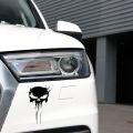 Punisher Skull Car Sticker (Black), Car Accessories, Stickers for Car, Car Modification, Car Decoration, Motorbike Stickers. 