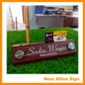 CUSTOMIZED TABLE NAME PLATE IN CARD MOBILE AND PEN HOLDER INCLUDE. 