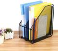 2Portion Magazine File Documents Holder - BLACK. 