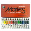 Maries Oil Painting Colours - 12 colours Marie's Oil Paints Set. 