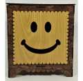 Wooden Smiley Face Tissue Box For Home & Office. 