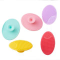 Portable Mini Facial Cleaning Mat Pad Scrubber Silicone Face Cleansing Brush. 