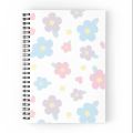 Pastel Purple Pink Blue Flower Aesthetic Pattern Golf Le Fleur Inspired Spiral Notebook. 