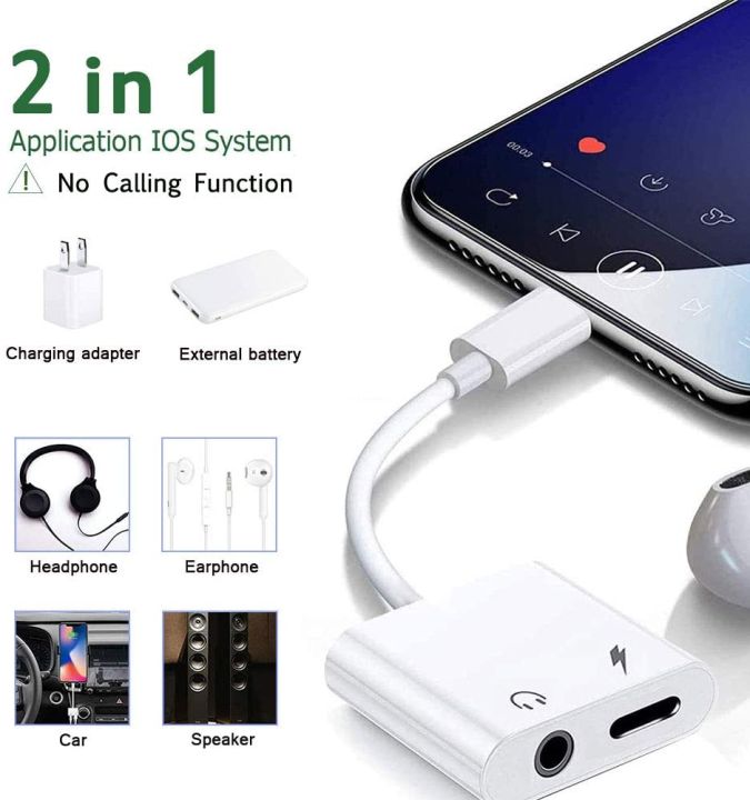 Teal%E2%84%A2%20Lightning%20to%203.5mm%202%20in%201%20Earphone%20Audio%20Adapter%20For%20iPhone%20Charger%20Cable%20Mobile%20Phone%20Aux%20Dual%20Jack%20Splitter%20Headphone%20&%20Fast%20Charging%20Connector%20Converter%20-%20Image%203