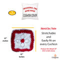 Traditional Handmade Cushion Cover, Home Decoration Cushion For Sofa Bed & Chair, Custom Sitting Cushion and Gadi Cover, Pack of 5 Square Takiya / Pillow Cushions & Covers Set, Super Soft Square Faux Throw Pillow Case Covers. 