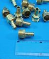 DreamsMart 2pcs HQ Oil Water Gas Pipe Connector Male Thread Pipe Converter Coupling Jointer Hose Pipe Connector. 