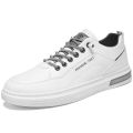 Summer Men's Shoes New Breathable White Shoes Men's Fashionable All-Match Platform Sneaker Casual Flat Shoes Fashionable Shoes. 