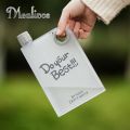 New stylish A5 memo paper bottle flat portable notebook water bottle school activities outdoor sports utensils. 