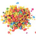 300Pcs Colorful Pebble Stones DIY Projects, Aquarium, Garden, Plants, Room Decoration, Art & Craft for Kids 9 Colors Size about 8mm. 