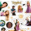 Disney Tangled Rapunzel Stickers UNCUT for Kids Journal Scrapbook Phone Cover Laptop Notebook. 
