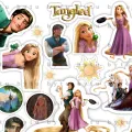 Disney Tangled Rapunzel Stickers UNCUT for Kids Journal Scrapbook Phone Cover Laptop Notebook. 