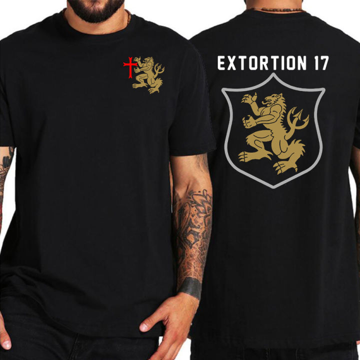 New Navy Seals Extortion 17 Gold Squadron Nswdg T - Shirt Tshirts Cotton Tee Xs-5Xl Streetwear Tshirt New Popular Retro Unisex