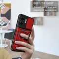 PlusCase for Infinix Smart 9 HD / Hot 50i Phone Casing Slide Lens Armor Case Shockproof Stand Holder Camera Protect Back Cover. 