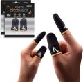2 Thumb & Finger Sleeve for Mobile Gaming with Super Conductive Fiber Fabric, Anti-Sweat and Breathable, for PUBG, Garena Free Fire, COD Mobile, Asphalt etc. 