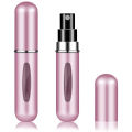 Premium portable perfume refiller portable mini perfume atomizer spray bottle for travel refillable 5ml fragrance container, Scent pump case, Compact and lightweight travel perfume spray bottle, Ideal for traveling. 1pc pt. 