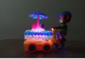 DIY Kids Toy Children Role Play Toys Educational Toy Mini Candy Cart Detachable Ice Cream Shop Cart With Light and Music. 