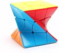 Rubik's Cube Twisty 3x3 Sticker less Speedy Puzzle cube fast speed magic cube  - Classic Brain Teaser Toy. 